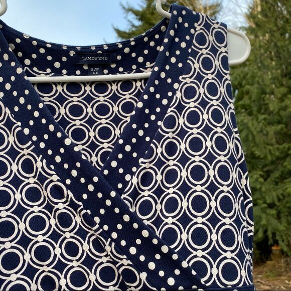 Lands' End Maxi Cross Front Sleeveless Dress - Picture 11 of 11